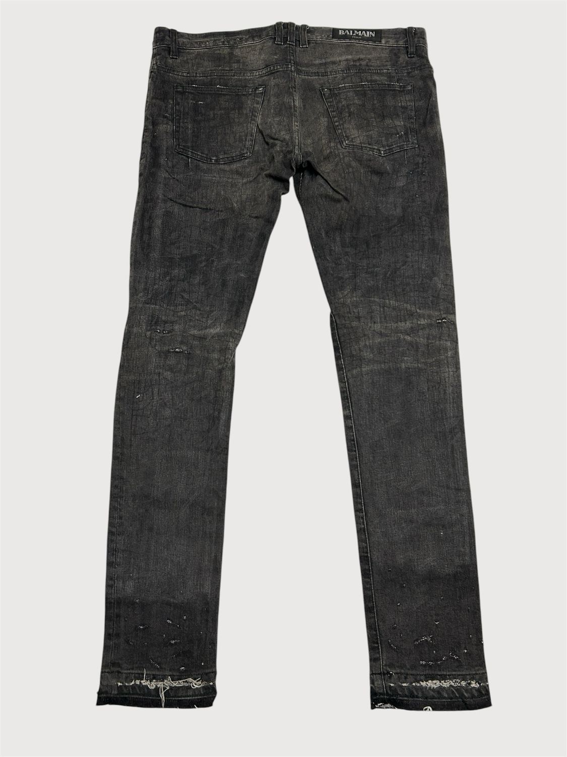 Balmain by Olivier Rousteing FW2017 Distressed Denim