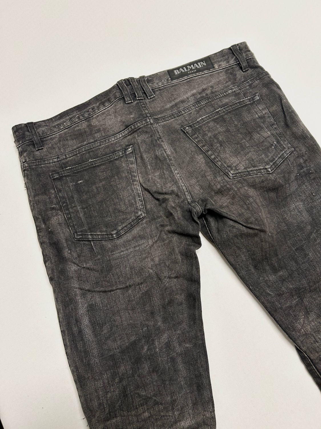 Balmain by Olivier Rousteing FW2017 Distressed Denim