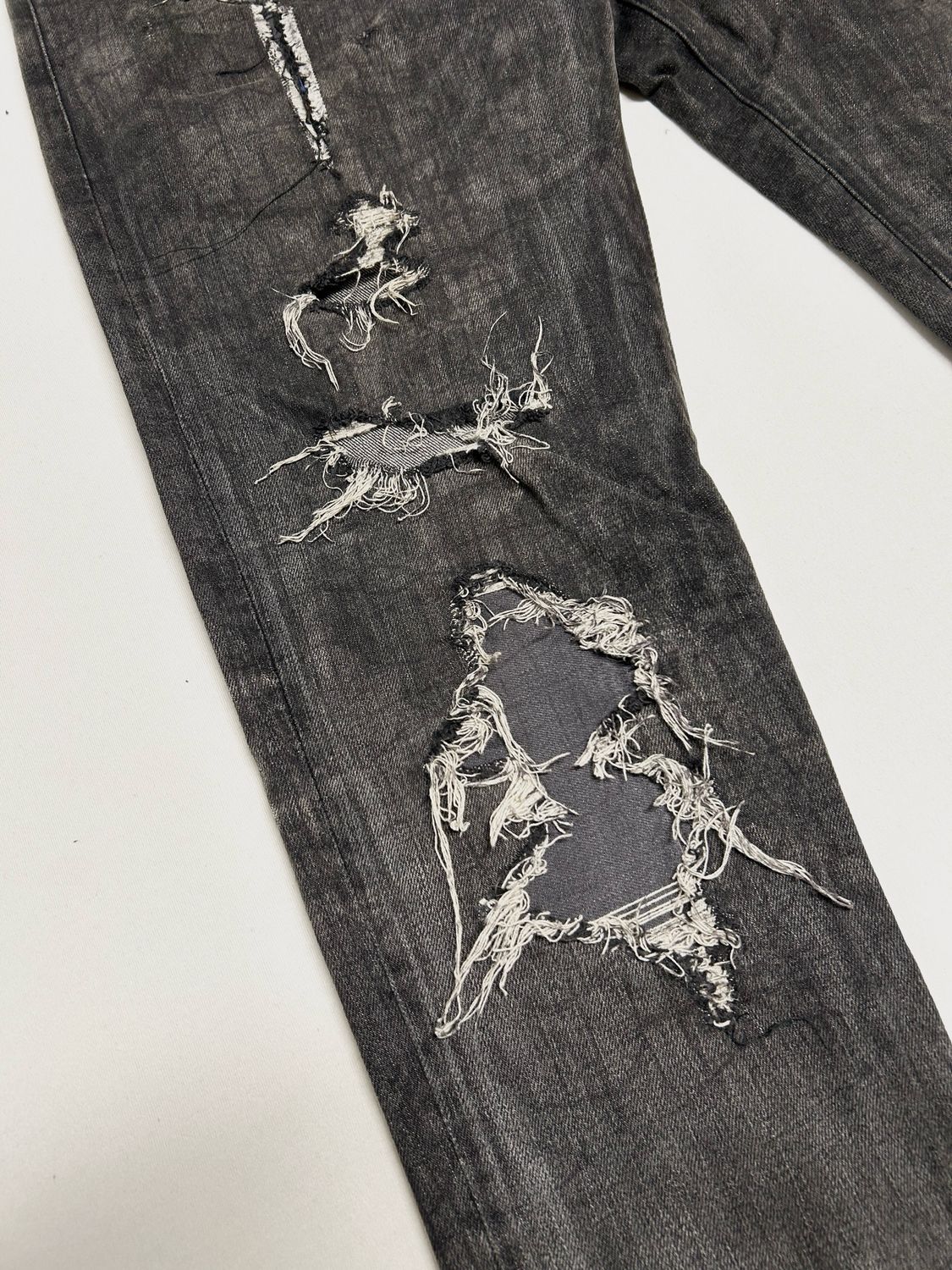 Balmain by Olivier Rousteing FW2017 Distressed Denim