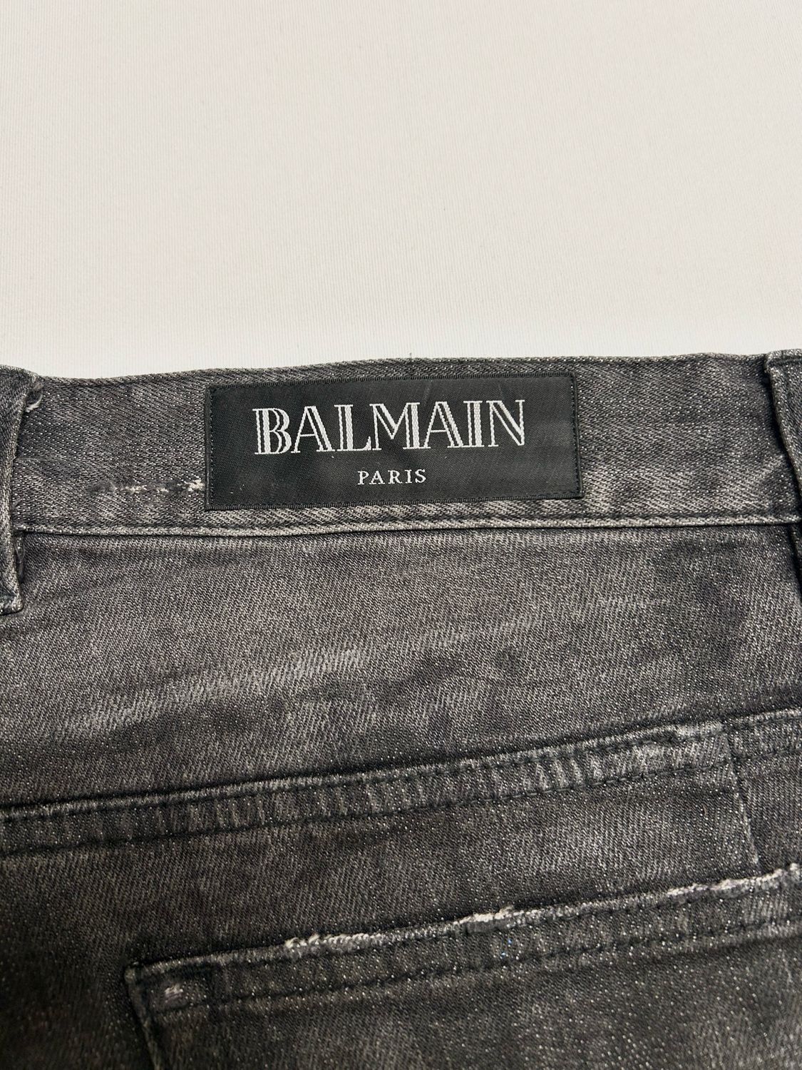Balmain by Olivier Rousteing FW2017 Distressed Denim