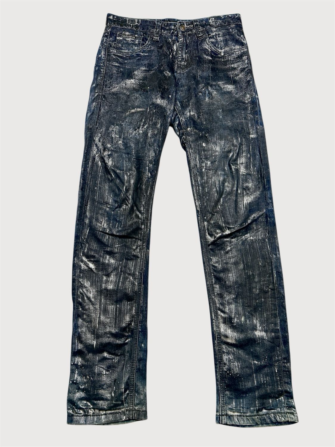 Dolce &amp; Gabbana 2000s Waxed Denim Jeans