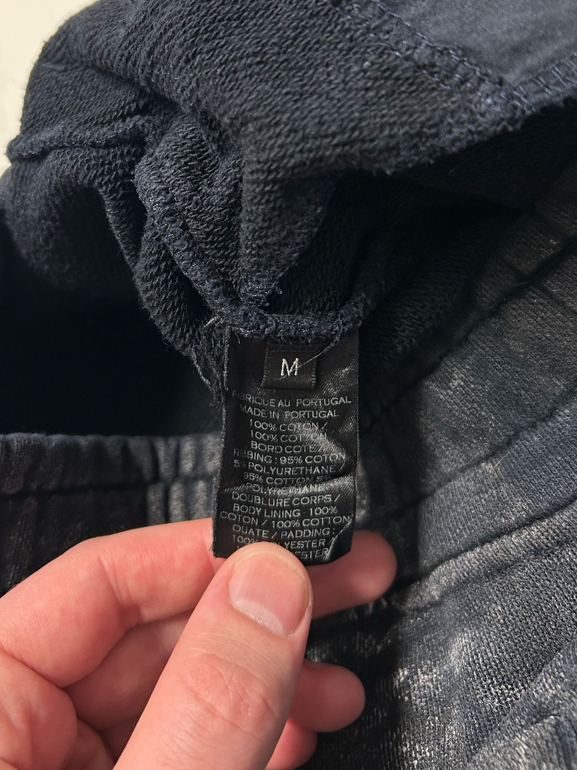 Balmain by Olivier Rousteing  SS2014 Waxed Biker Sweatpants