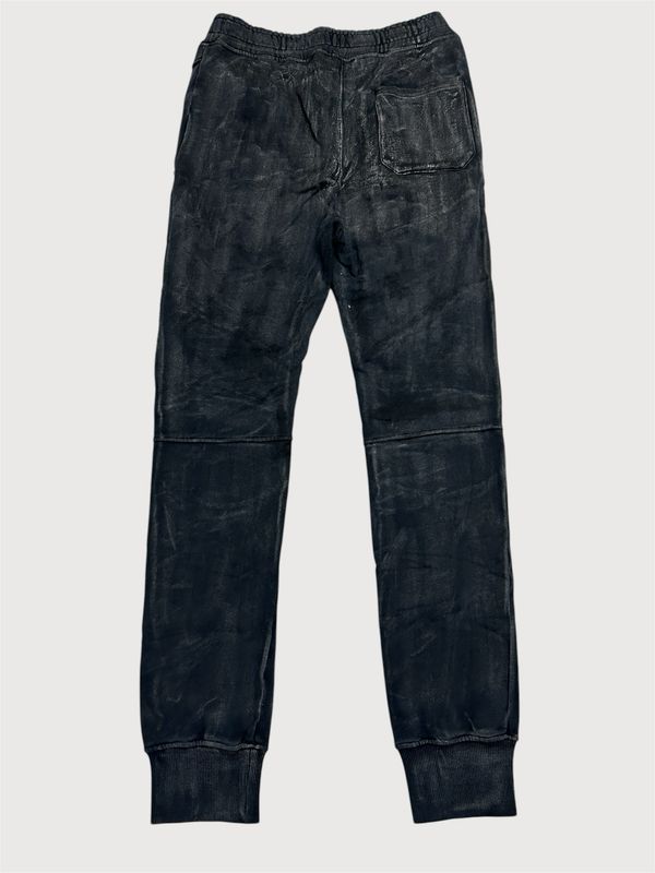 Balmain by Olivier Rousteing  SS2014 Waxed Biker Sweatpants