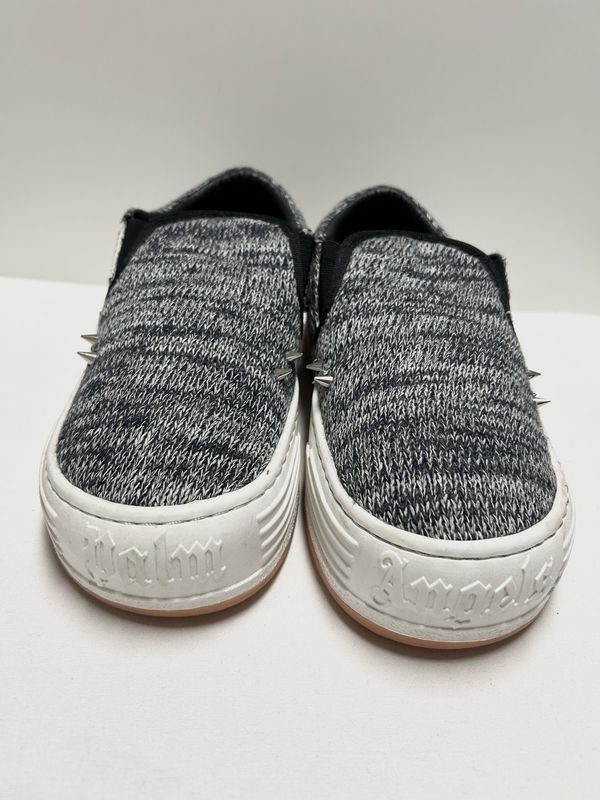 Palm Angels by Francesco Ragazzi Spiked Slip-On Knit Bumper Sneakers