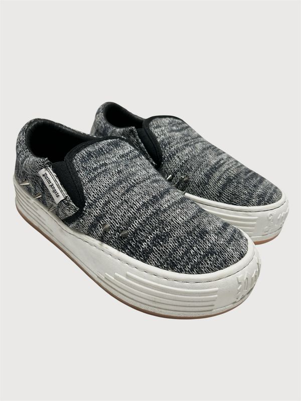 Palm Angels by Francesco Ragazzi Spiked Slip-On Knit Bumper Sneakers