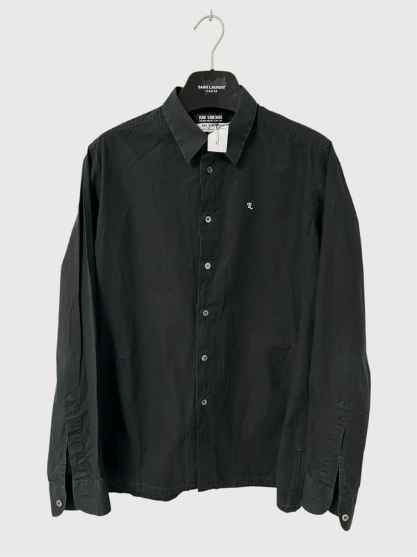 Raf Simons FW2008 R Logo Button Up Shirt 