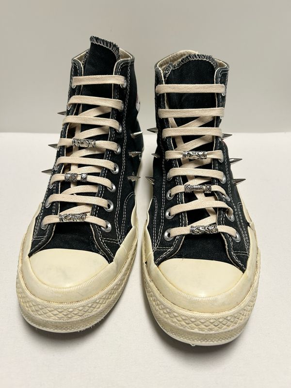 COMME des GARÇONS PLAY Spiked Chuck 70 High Top Sneakers