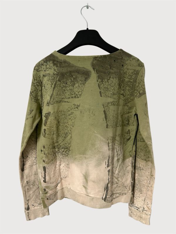 Balmain Logo Shoulder Epaulette Sweatshirt