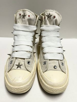 Comme Des Garcons Play  2015 Spiked Converse Chuck Taylor All Star Hi