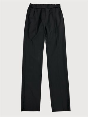 Maison Margiela  SS2017 Elastic Waist Pleated Wool Trousers