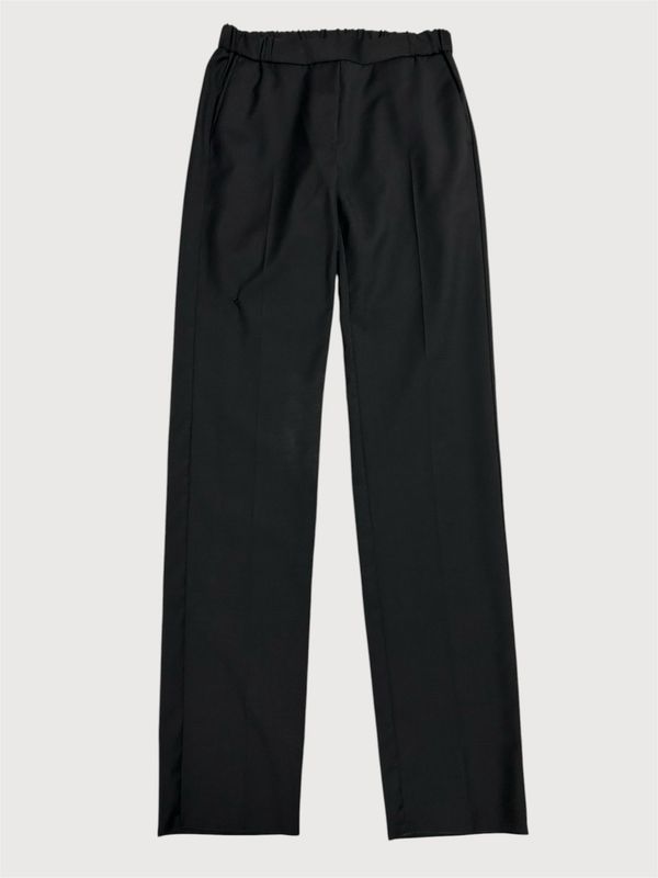 Maison Margiela  SS2017 Elastic Waist Pleated Wool Trousers