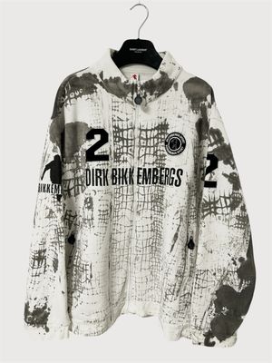 Dirk Bikkembergs Croc Print Soccer Zip Jacket