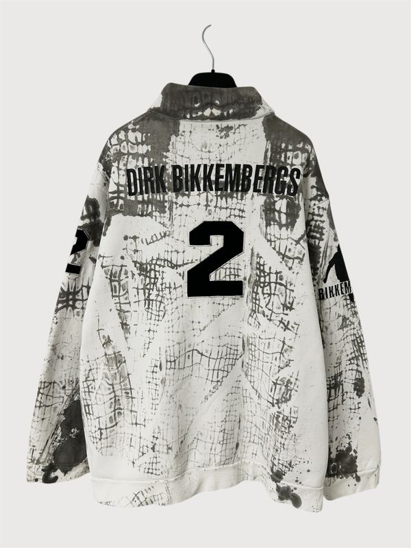 Dirk Bikkembergs Croc Print Soccer Zip Jacket