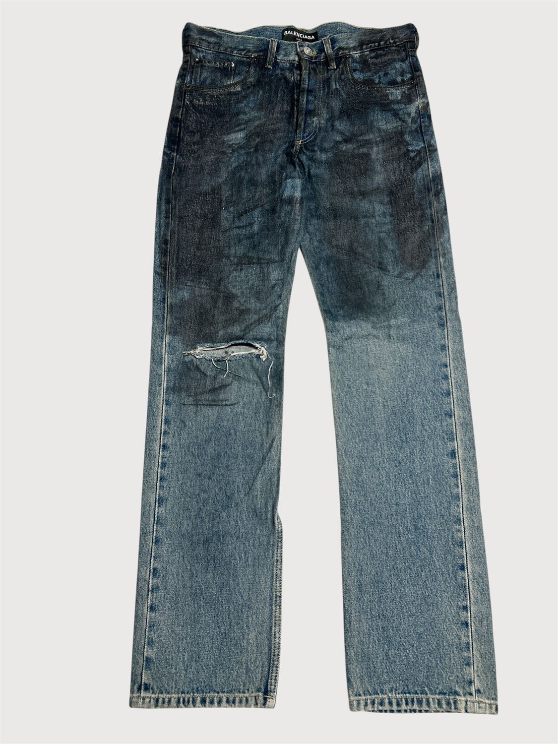 Balenciaga by Demna Gvasalia SS2018 Archetype Distressed Denim 