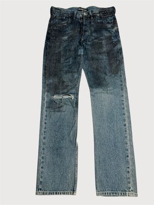 Balenciaga by Demna Gvasalia SS2018 Archetype Distressed Denim Balenciaga by Demna Gvasalia SS2018 Archetype Distressed Denim