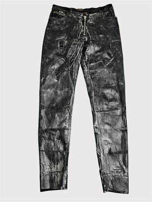 Vivienne Westwood  c.2010 Waxed Zip Denim Pants 