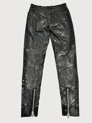 Vivienne Westwood  c.2010 Waxed Zip Denim Pants 