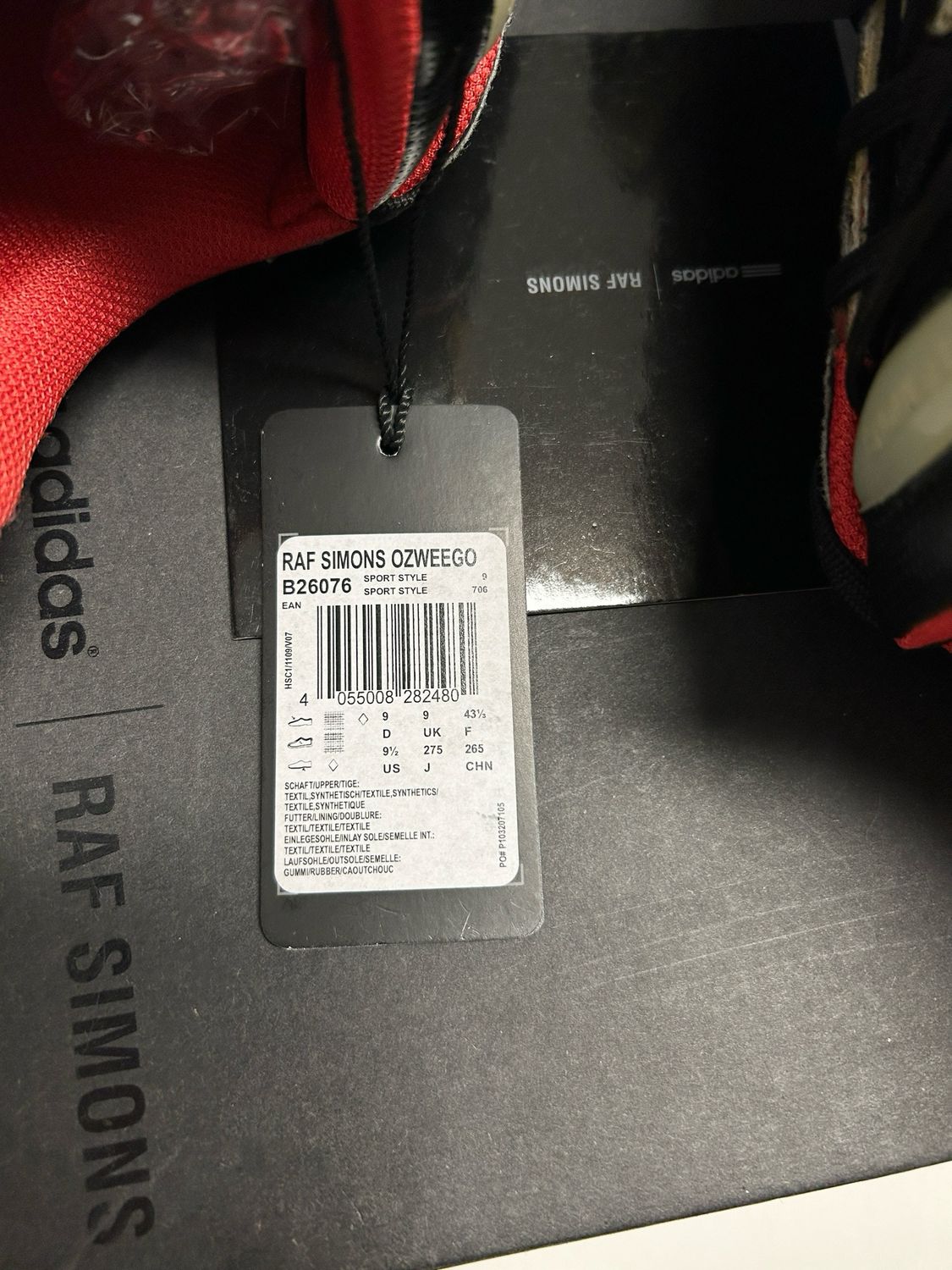 Raf Simons  2014 Ozweego 2 Power Red