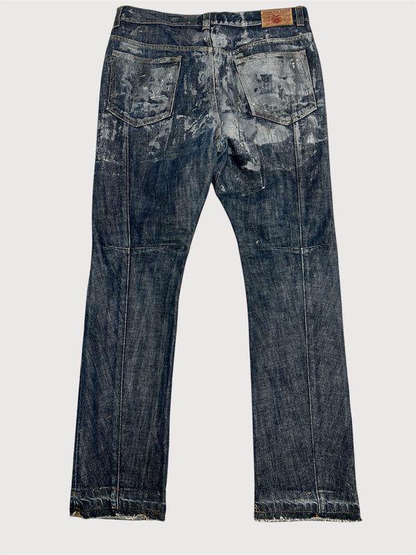 Dolce &amp; Gabbana 2000s Indigo Waxed Denim Jeans