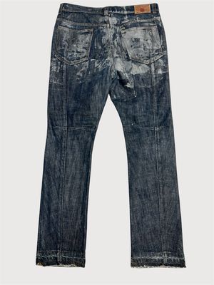Dolce &amp; Gabbana 2000s Indigo Waxed Denim Jeans