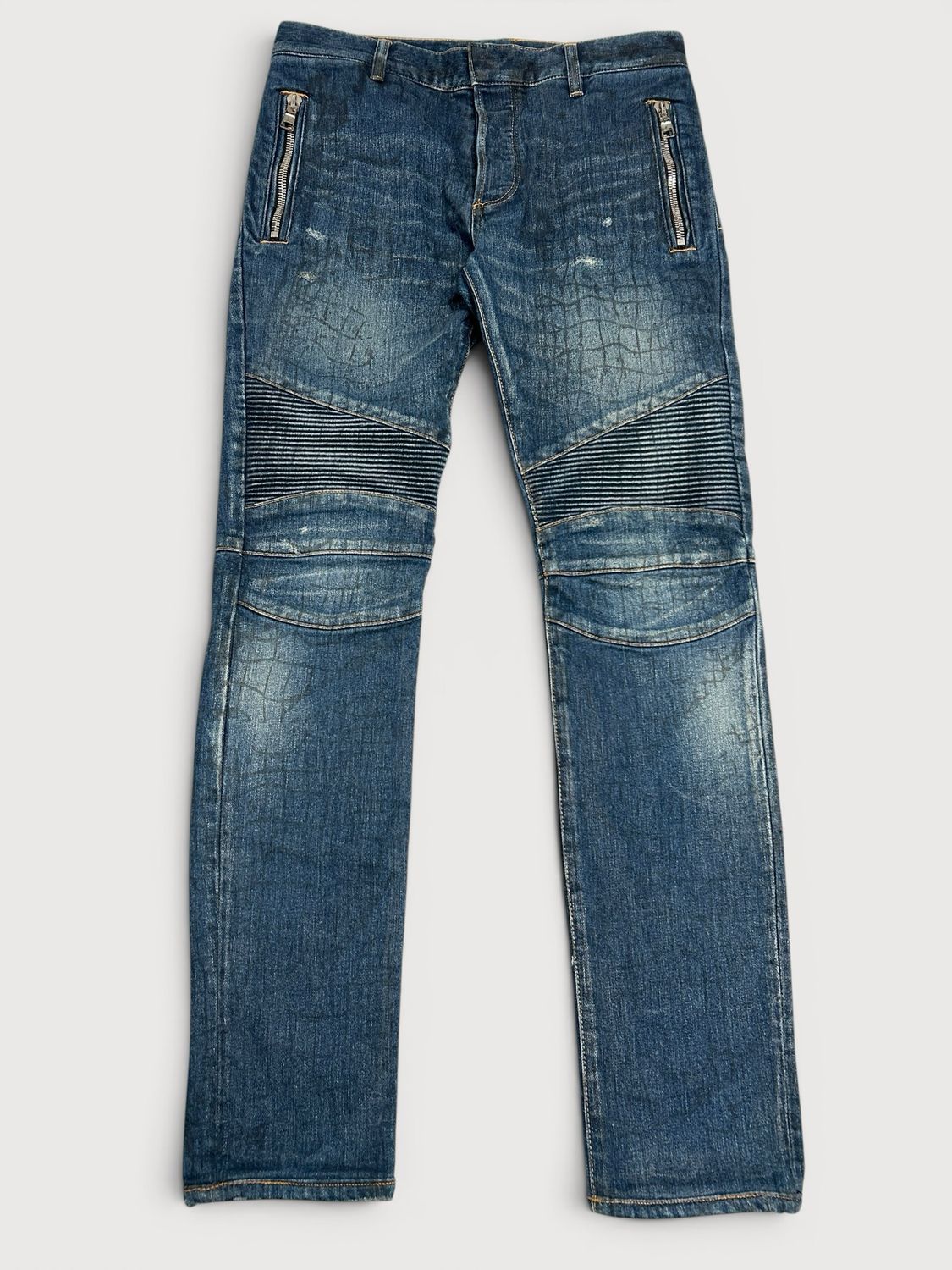 Balmain by Olivier Rousteing  FW2017 Biker Denim