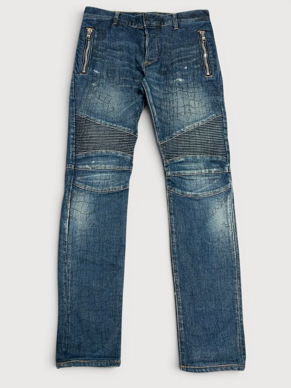 Balmain by Olivier Rousteing  FW2017 Biker Denim