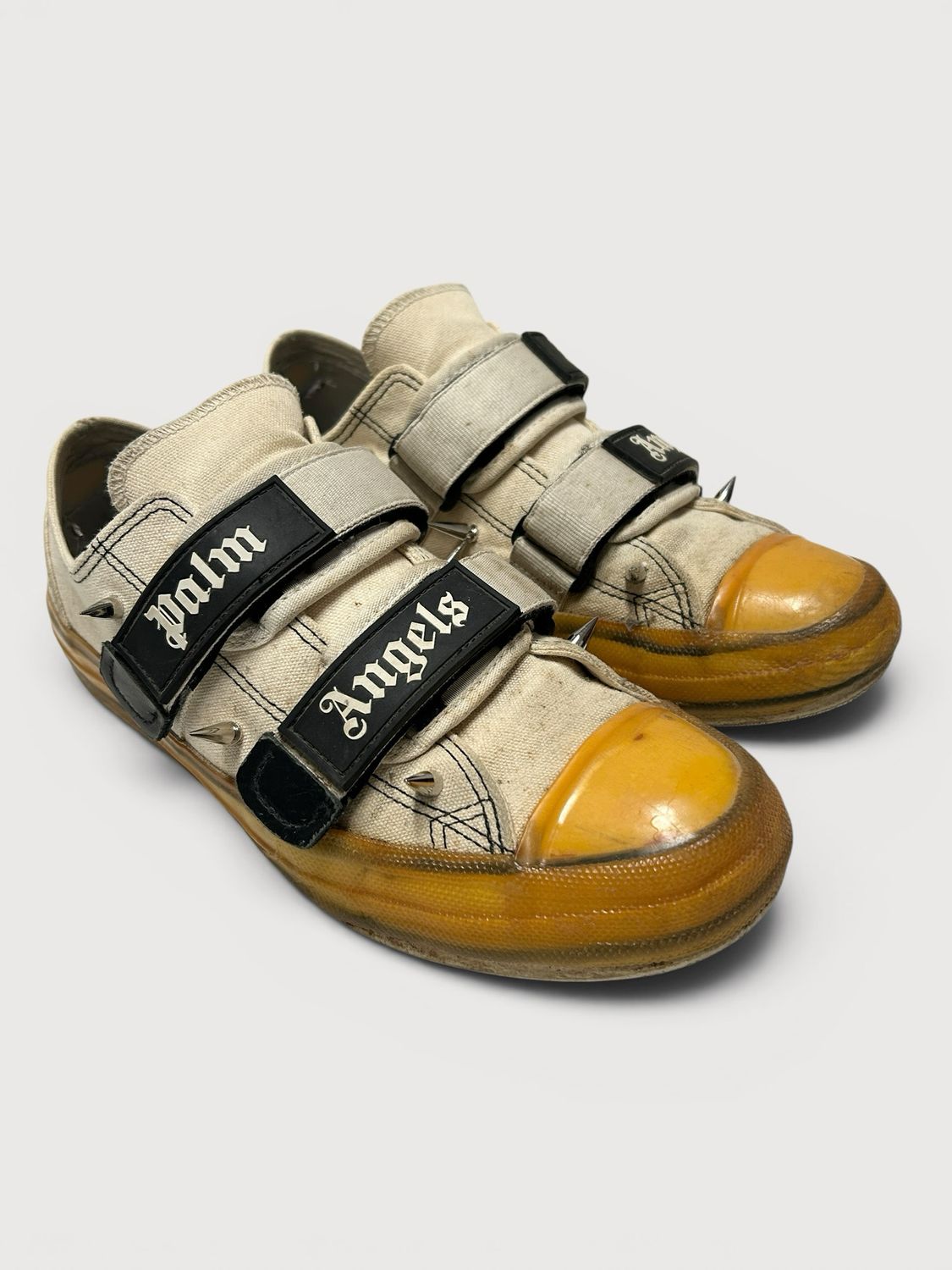 Palm Angels by Francesco Ragazzi 2018 Spiked Velcro Low Top Sneakers 