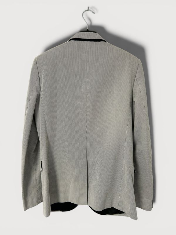 Saint Laurent Paris by Hedi Slimane  SS2016 Runway Striped Peak Lapel Smoking Blazer 