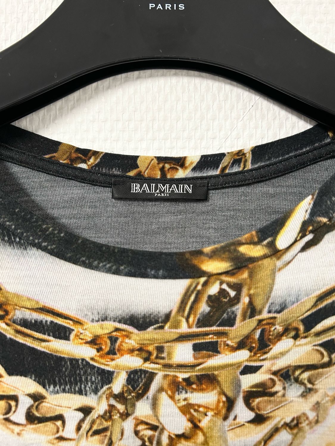 Balmain by Olivier Rousteing SS2013 Chain Print Long Sleeve