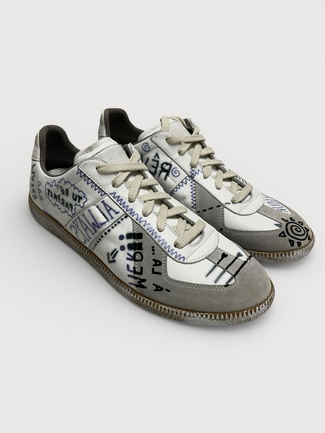 Maison Margiela  FW2020 Artisanal Graffiti GAT Sneakers