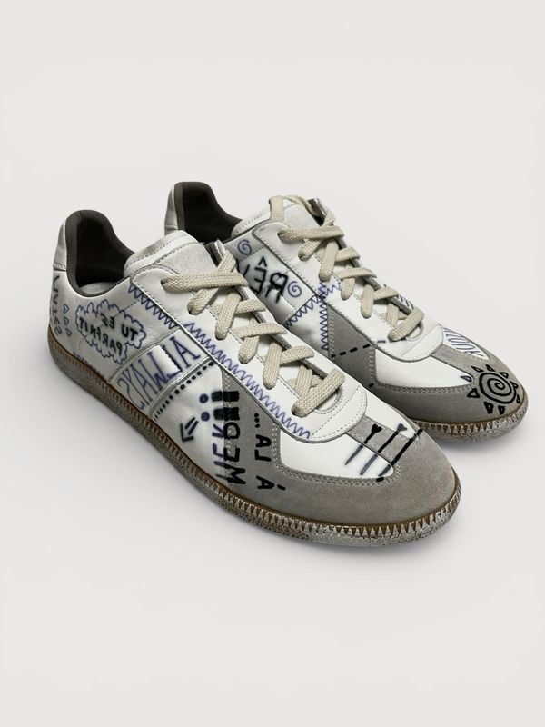 Maison Margiela  FW2020 Artisanal Graffiti GAT Sneakers