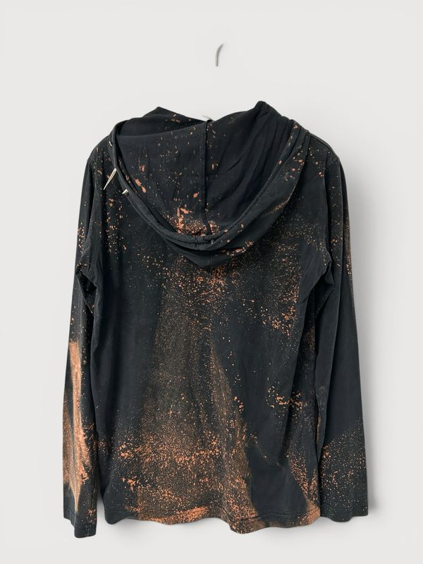 Balmain by Olivier Rousteing  SS2018 Crest Logo Spiked Hoodie