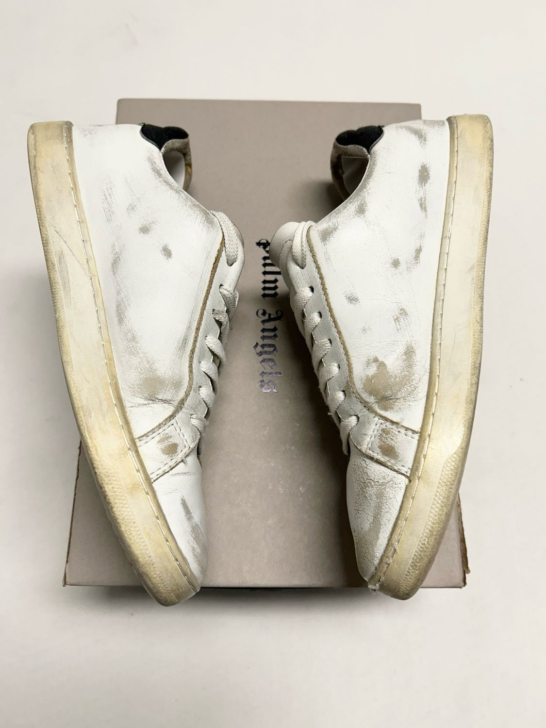 Palm Angels Flame Distressed Low Sneaker
