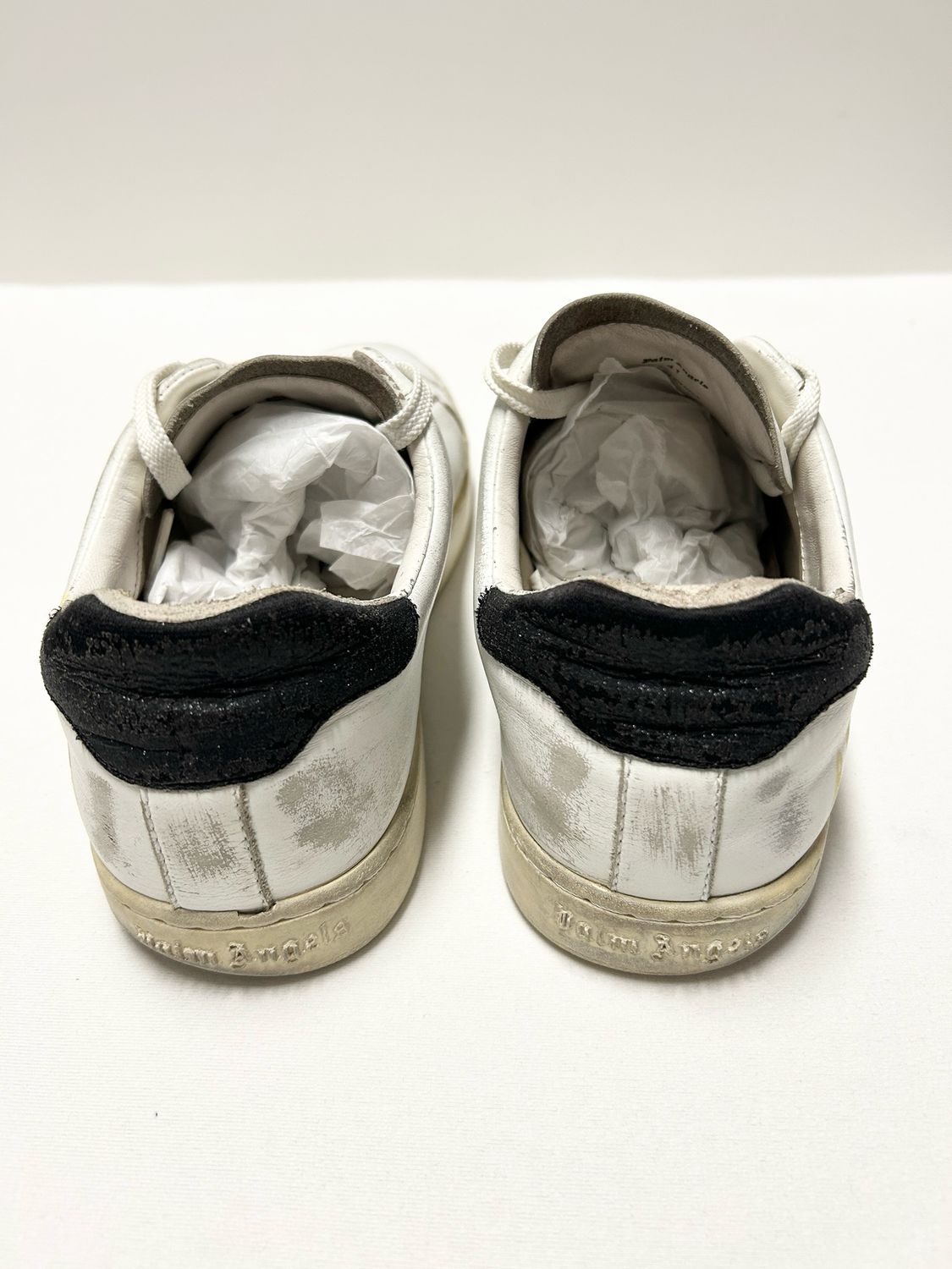 Palm Angels Flame Distressed Low Sneaker
