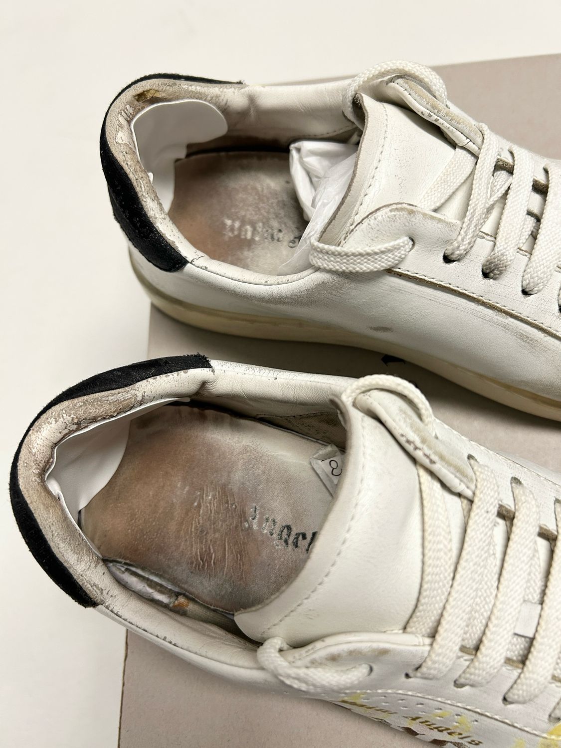 Palm Angels Flame Distressed Low Sneaker