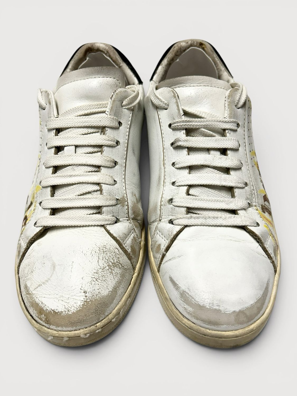 Palm Angels Flame Distressed Low Sneaker