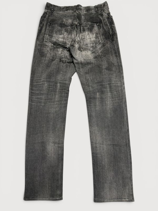 Saint Laurent Paris SS19 D02 Croc Print Japanese Denim