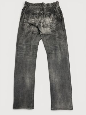 Saint Laurent Paris by Anthony Vaccarello SS2019 D02 Croc Print Japanese Denim