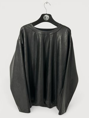 Maison Margiela  FW2021 Leather Cutout Top