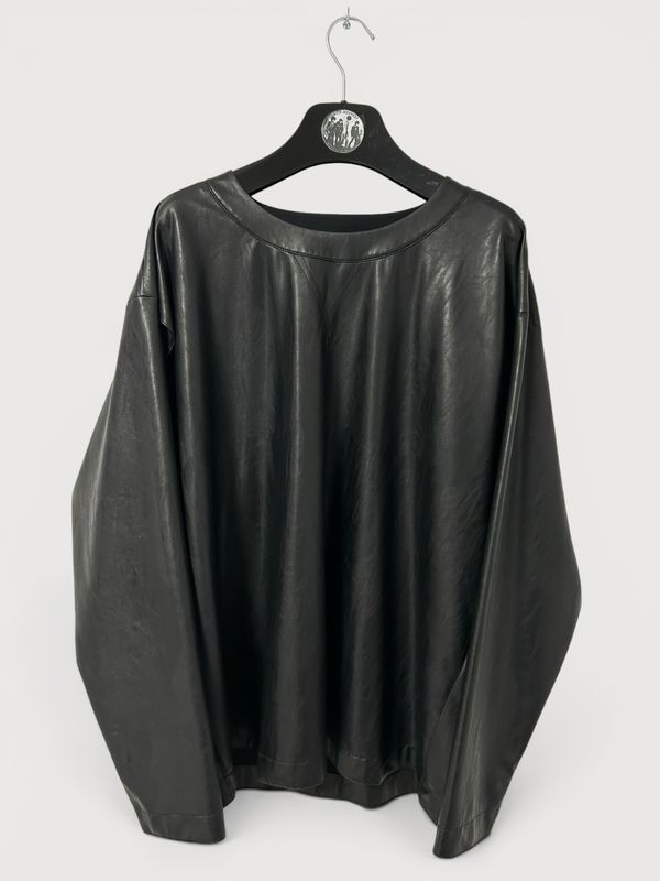 Maison Margiela  FW2021 Leather Cutout Top