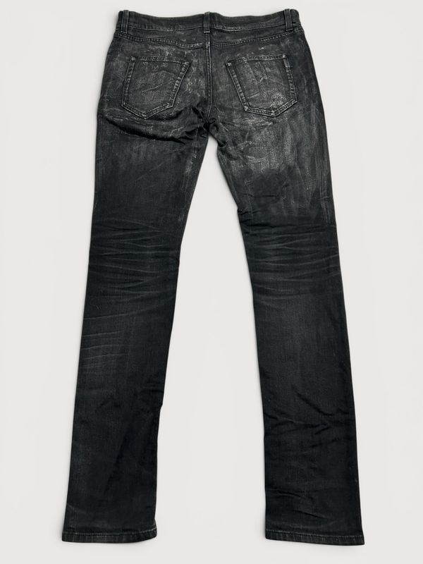 Saint Laurent Paris by Anthony Vaccarello 2019 D02 Waxed Denim