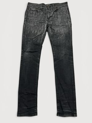 Saint Laurent Paris by Anthony Vaccarello 2019 D02 Waxed Denim