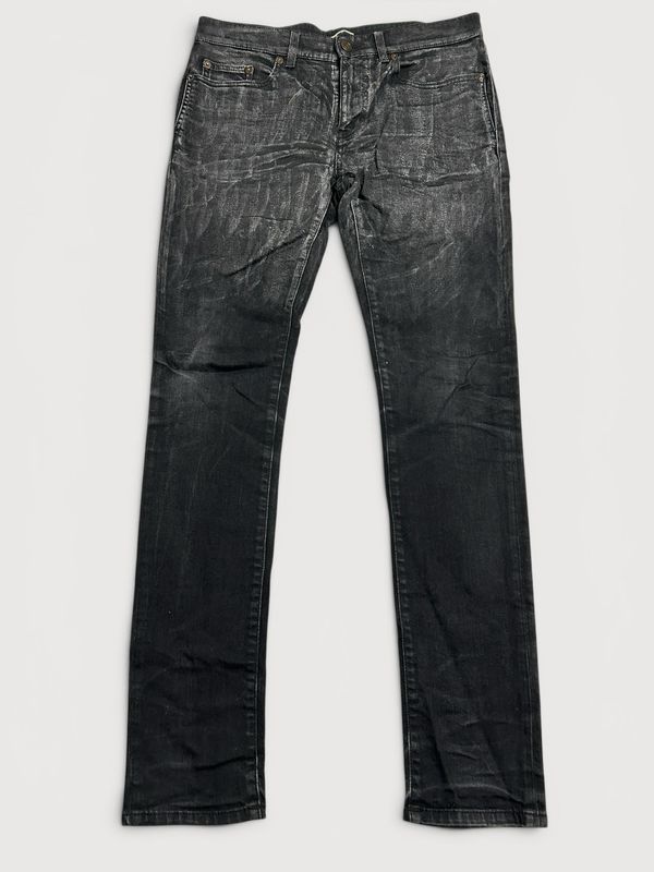 Saint Laurent Paris by Anthony Vaccarello 2019 D02 Waxed Denim