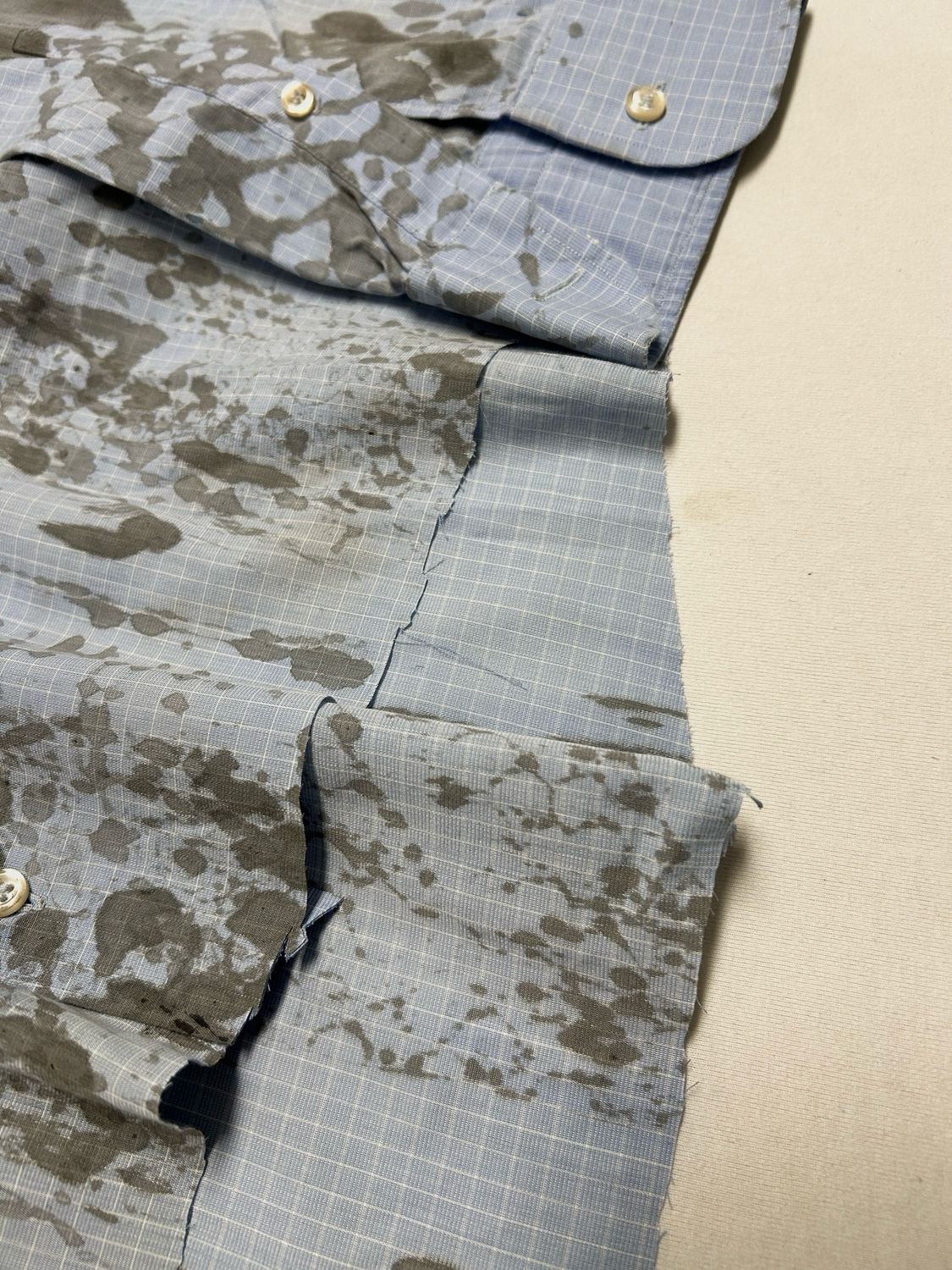 Burberry Skull Print Check Shirt