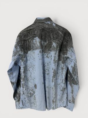 Burberry Skull Print Check Shirt