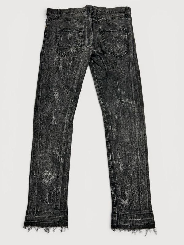 Saint Laurent Paris by Hedi Slimane  SS2014 D01 Waxed Distressed Japanese Denim