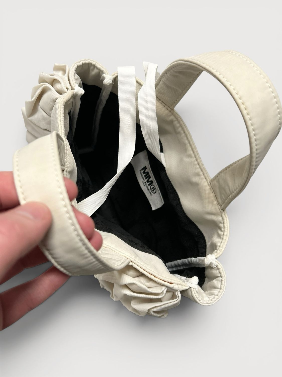 Maison Margiela SS2021 Ruched Drape Tote Bag