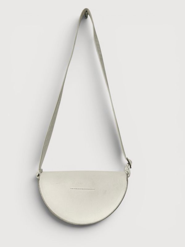 Maison Margiela "Half Moon" Embossed Number Logo Shoulder Bag