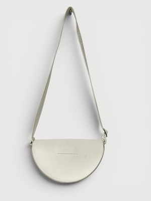 Maison Margiela "Half Moon" Embossed Number Logo Shoulder Bag