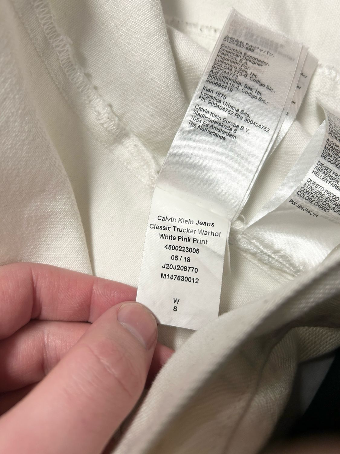 Raf Simons Calvin Klein SS2018 Andy Warhol Classic Trucker Jacket